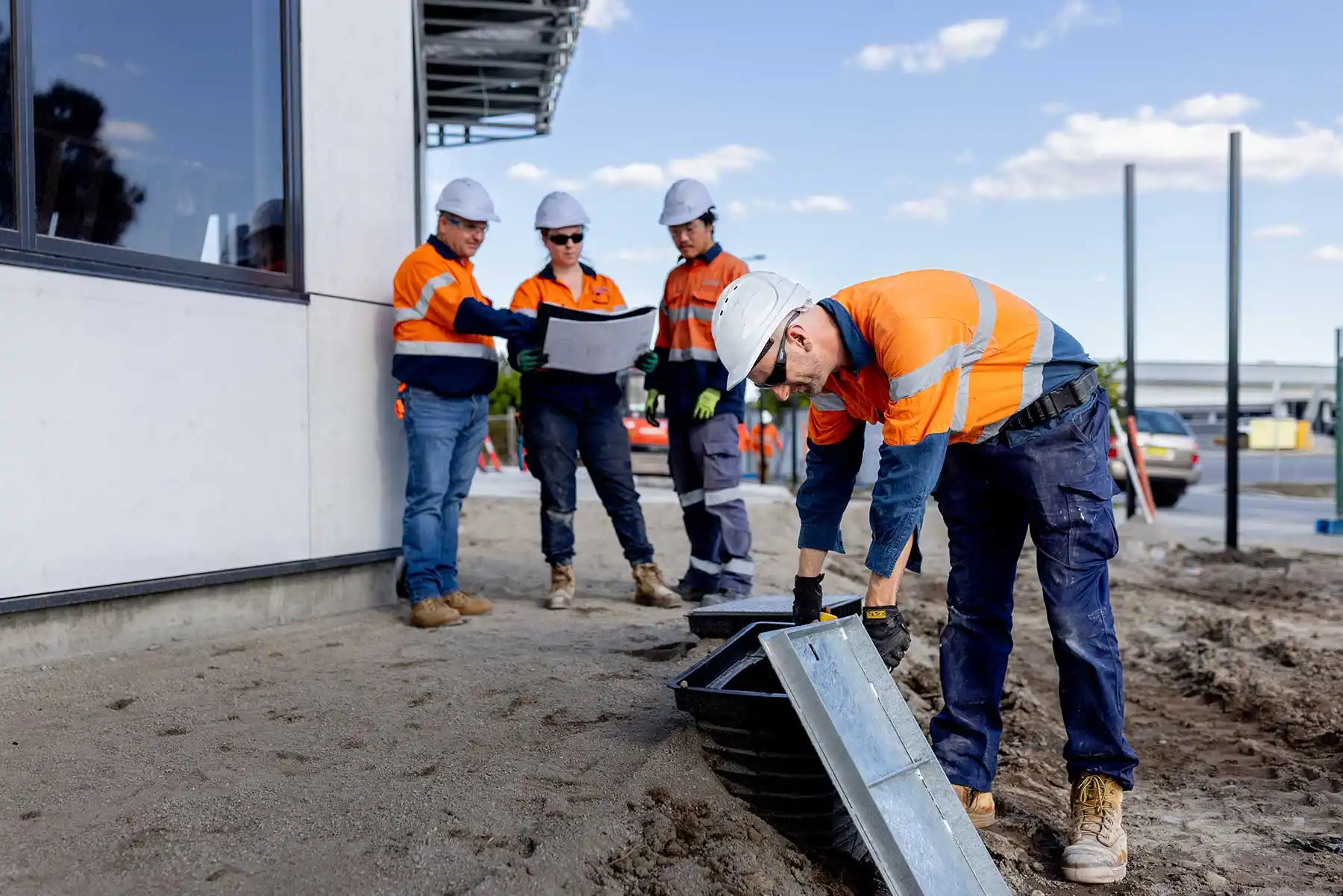 CINC Group working in the field