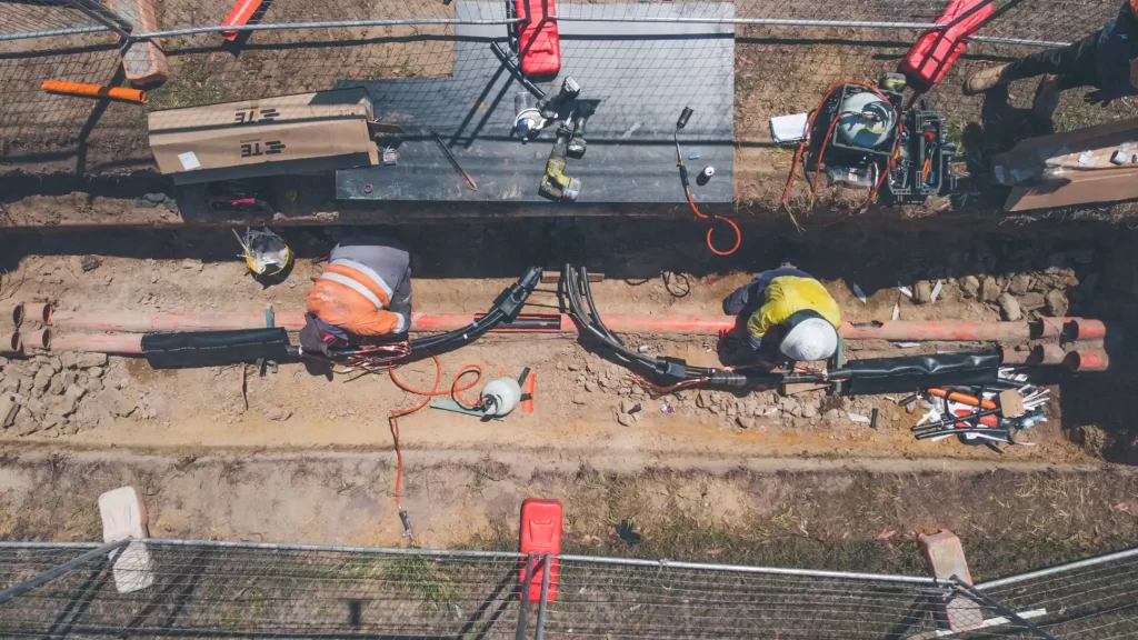 CINC Underground Power HV cables installation