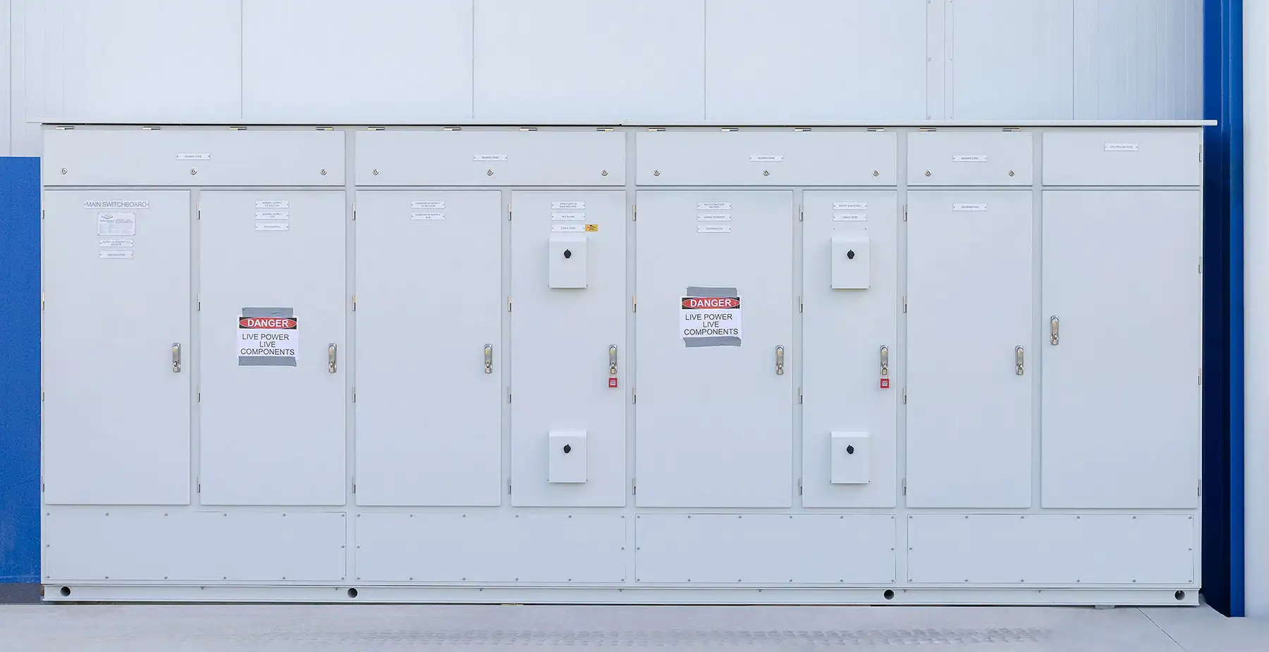 Industrial and commercial switchboards installed by CINC Group electrical contractors in Australia