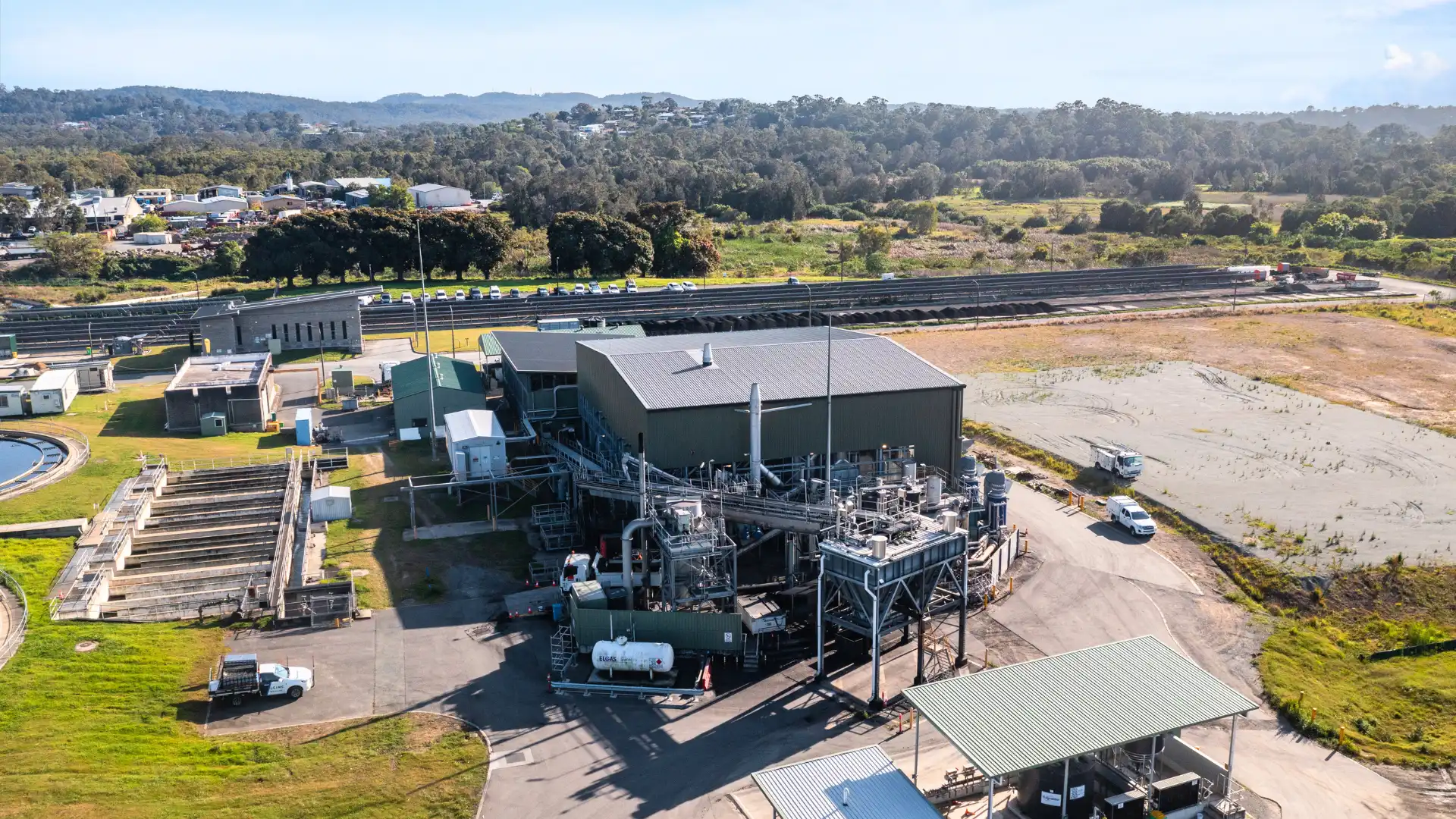 Loganholme WWTP Biosolids Gasification Image